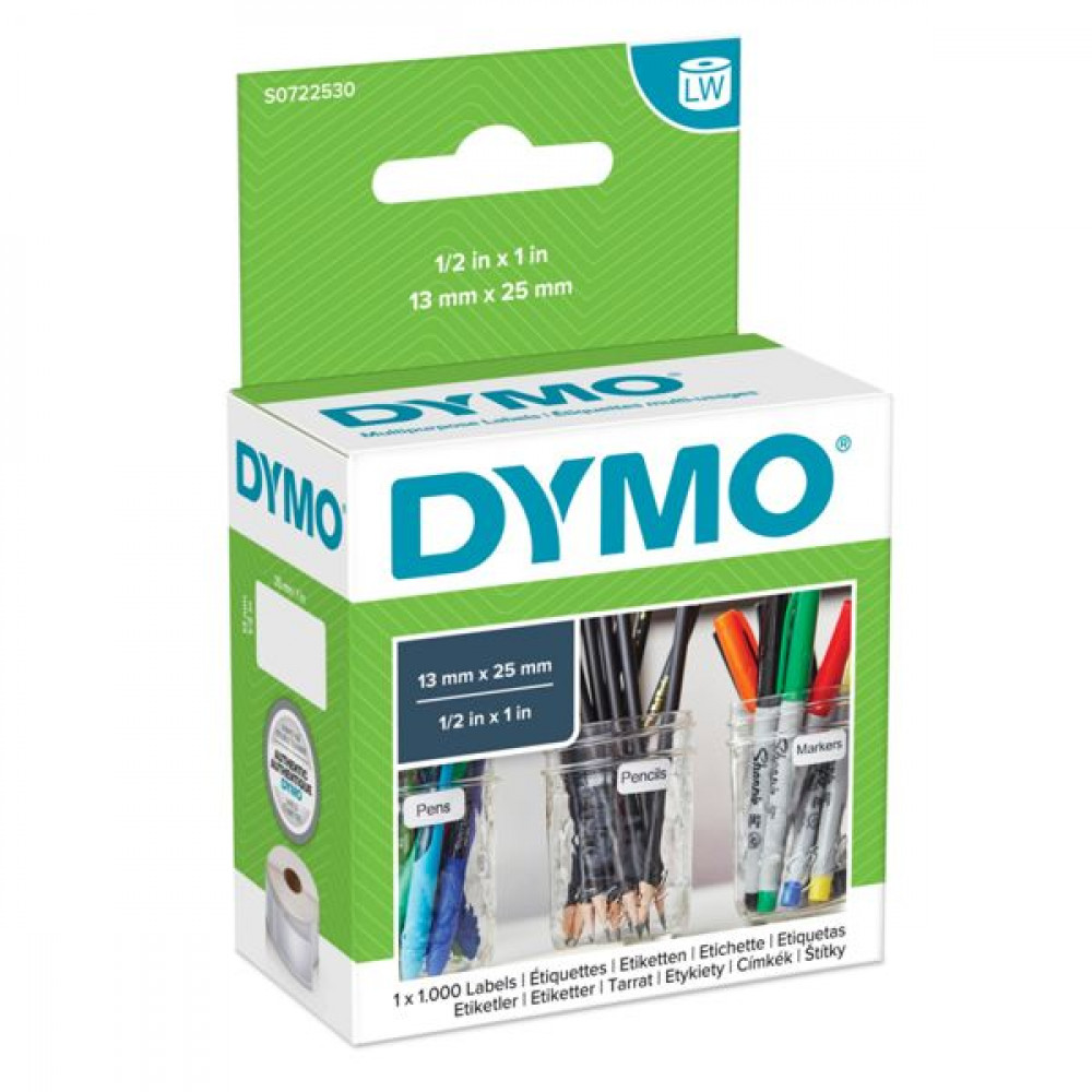 Dymo 11353 1000 Αυτοκόλλητες Ετικέτες σε Ρολό για Εκτυπωτή Ετικετών 24x12mmΚωδικός: S0722530