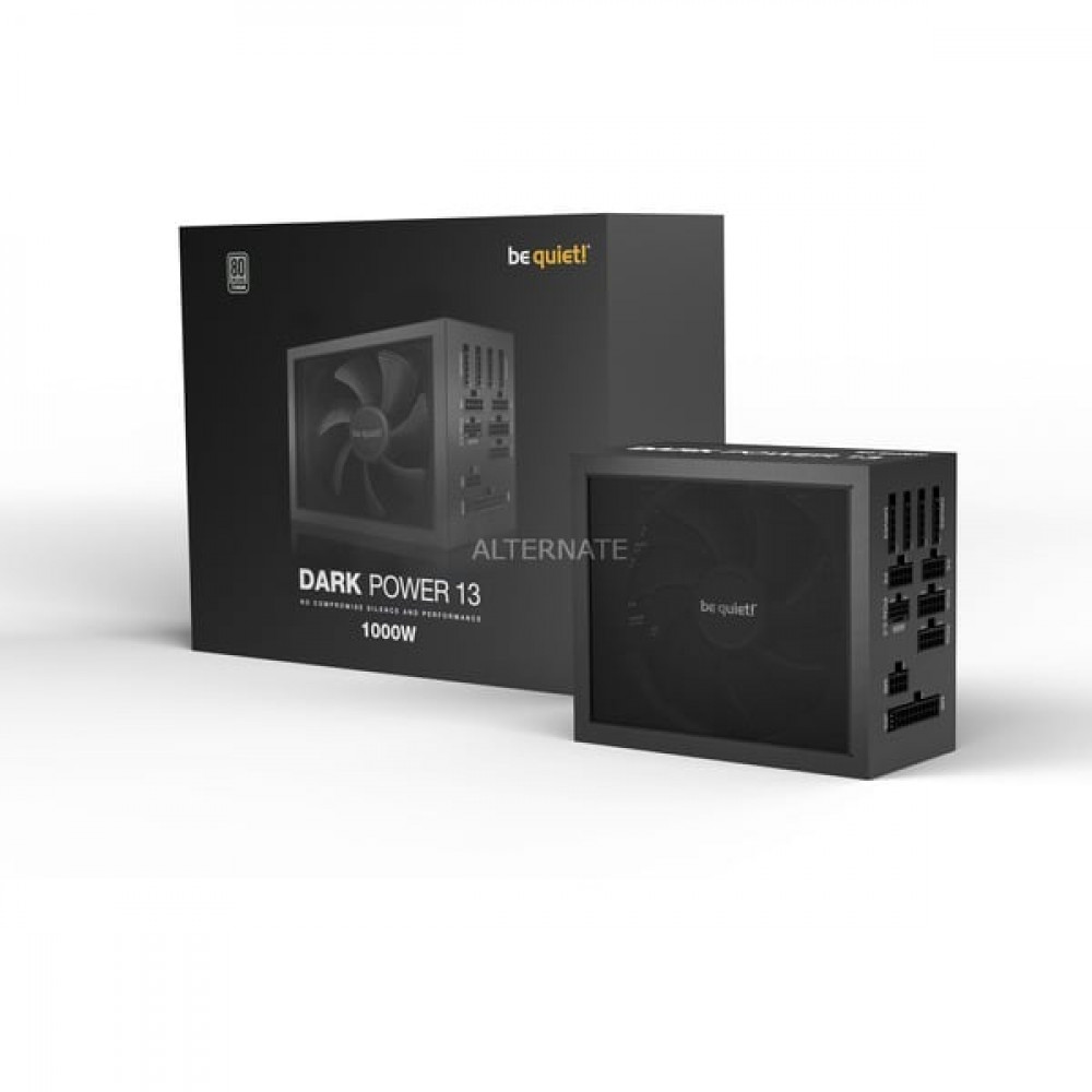 Be Quiet Dark Power 13 1000W Μαύρο Τροφοδοτικό Υπολογιστή Full Modular 80 Plus Titanium