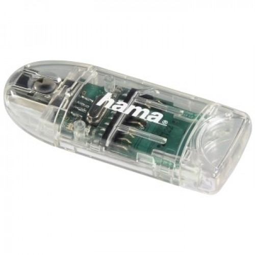 Hama USB 2.0 Card Reader 8in1 SD/microSD transparent   91092