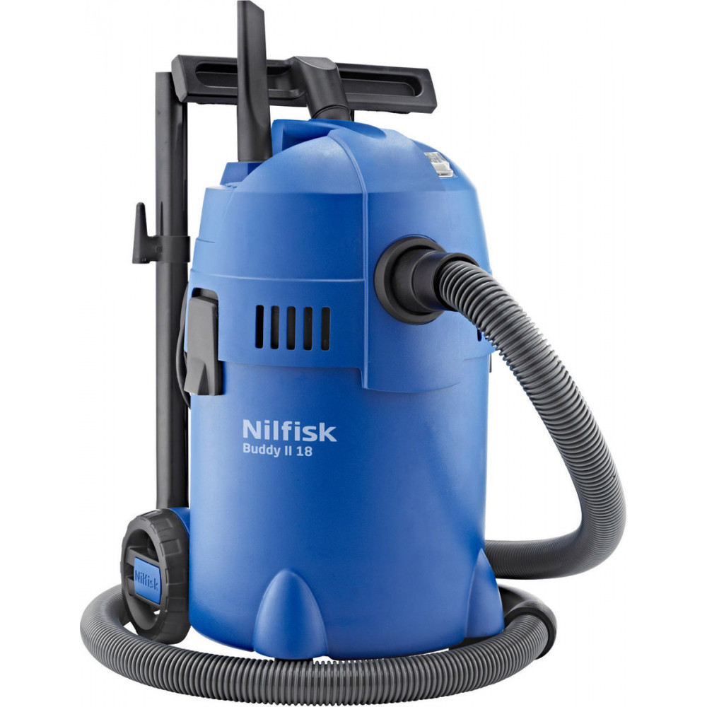 Nilfisk Buddy II 18 Σκούπα Υγρών / Στερεών 1200W με Πλαστικό Κάδο 18lt