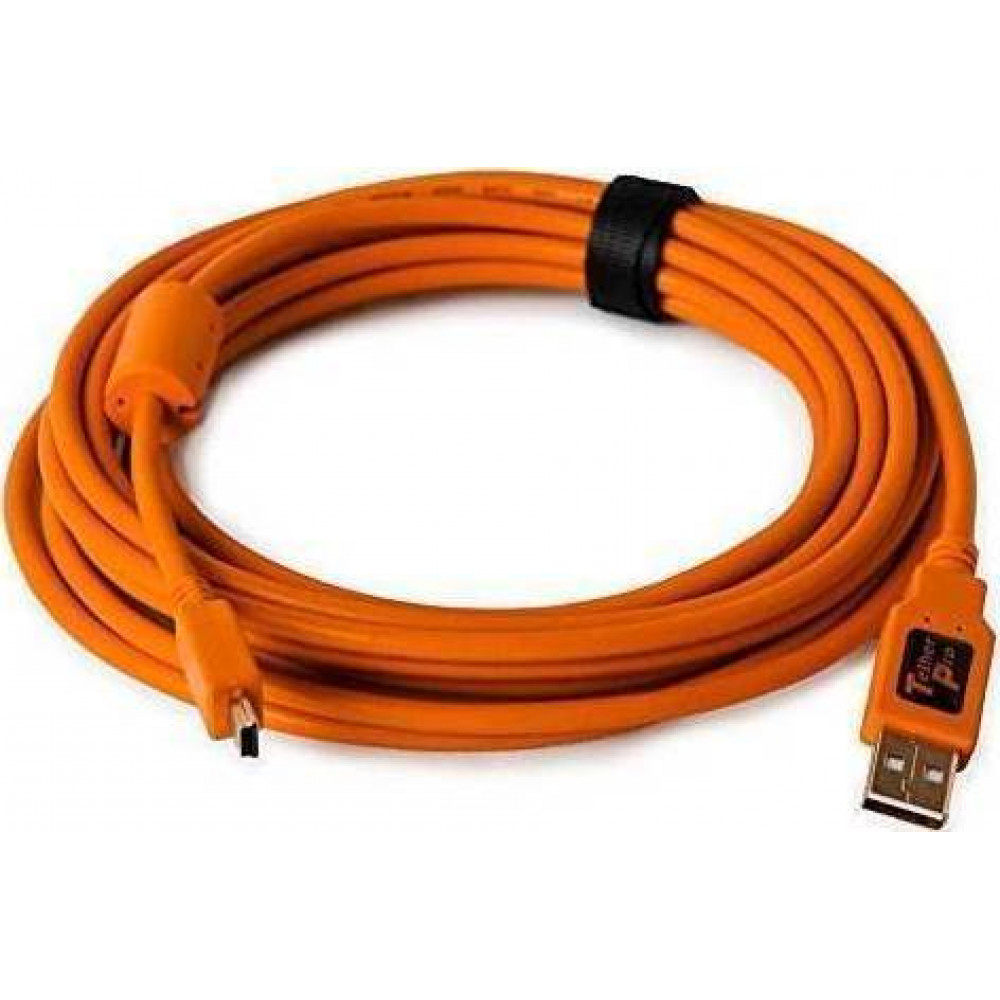 Tether Tools TetherPro USB 2.0 A/MiniB 5 Pin 4,6m orange