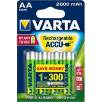 Varta Recharge Accu Power Επαναφορτιζόμενες Μπαταρίες AA Ni-MH 2600mAh 1.2V 4τμχ