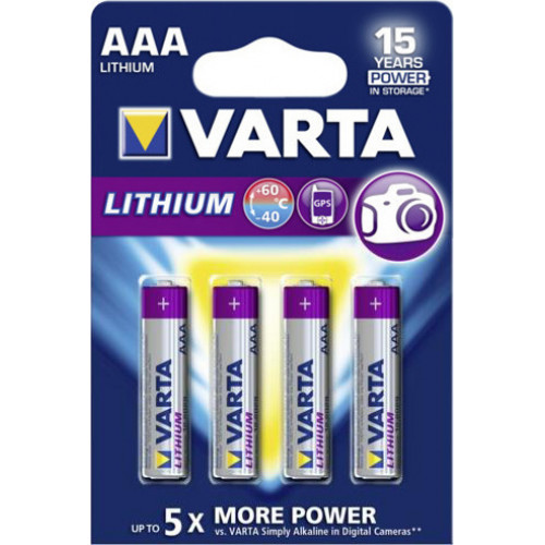 Varta Ultra Μπαταρίες Λιθίου AAA 1.5V 4τμχ