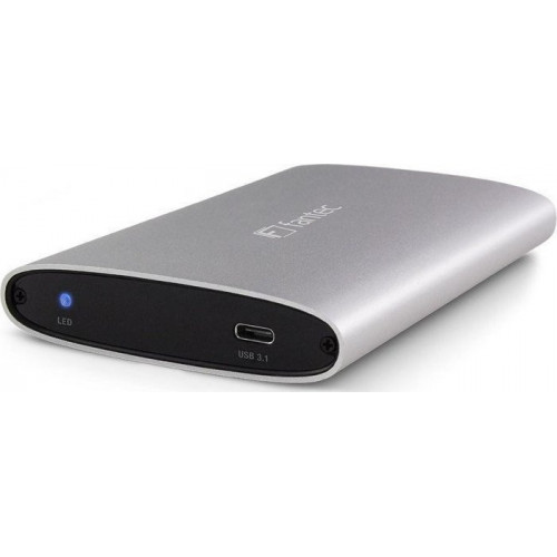FANTEC ALU-25U31 silver 2,5 USB 3.1 Type C Aluminium