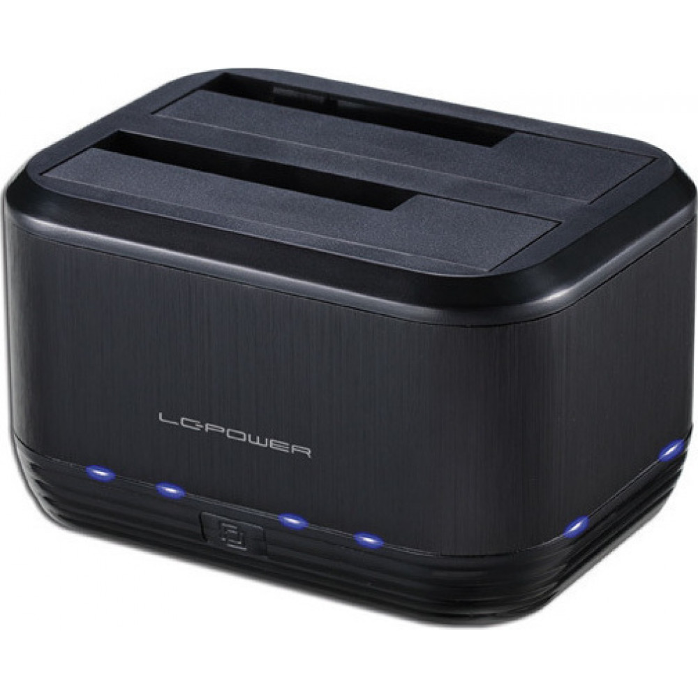 LC Power Docking Station για 2 Σκληρούς Δίσκους LC-DOCK-U3-III