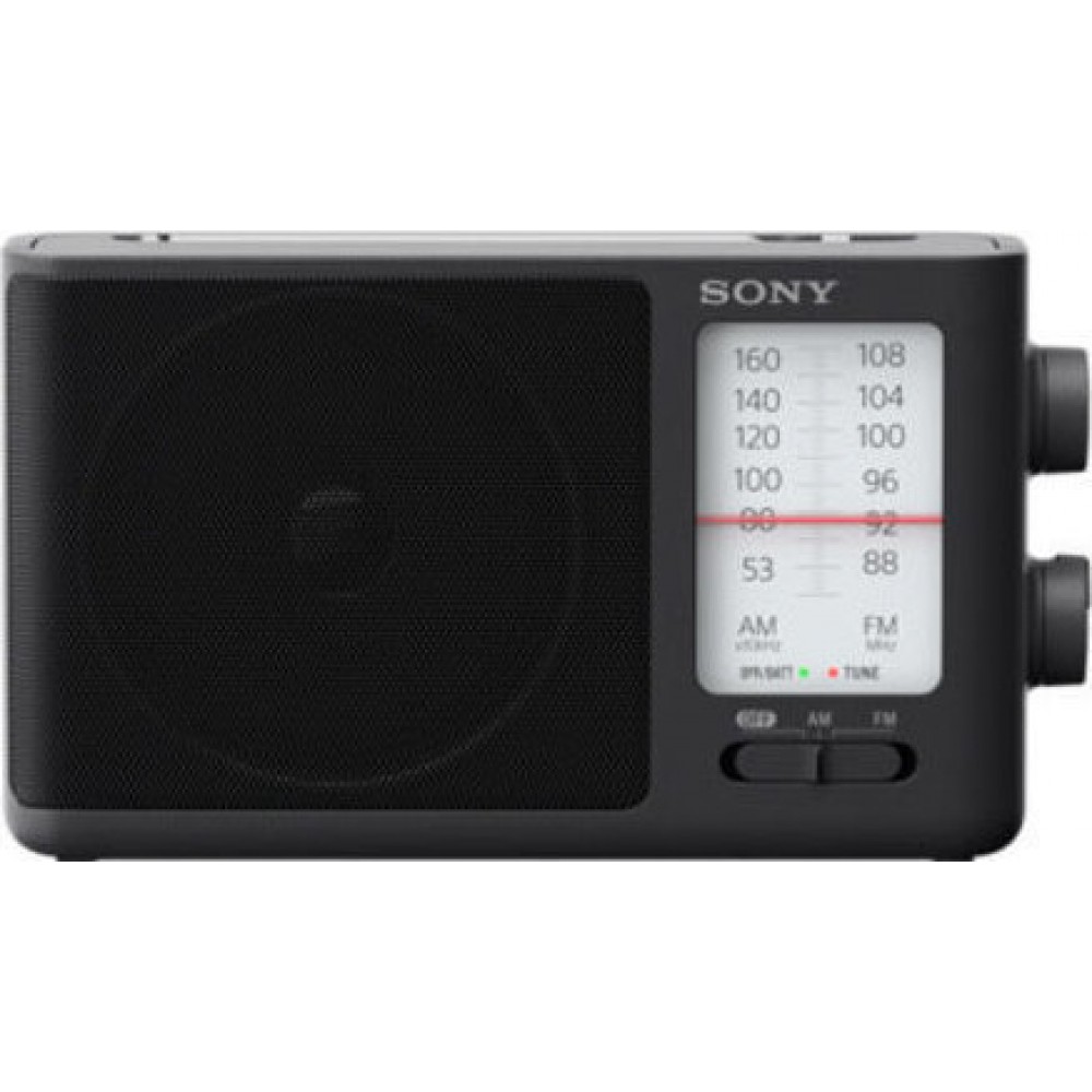 Sony ICF-506 Φορητό Ραδιόφωνο Ρεύματος / Μπαταρίας Μαύρο