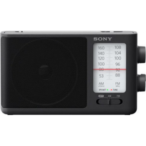 Sony ICF-506 Φορητό Ραδιόφωνο Ρεύματος / Μπαταρίας Μαύρο