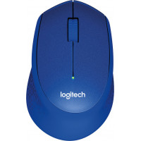 Logitech M330 Silent Plus Ασύρματο Mini Ποντίκι Μπλε