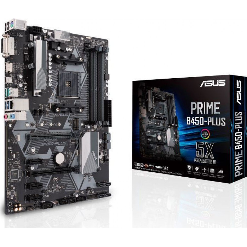 Asus Prime B450-Plus Motherboard ATX με AMD AM4 Socket