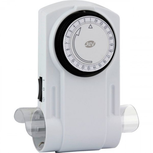 REV Mecanical Timer 2-fold Μηχανικός Χρονοδιακόπτης Πρίζας ΗμερήσιοςΚωδικός: 25600103
