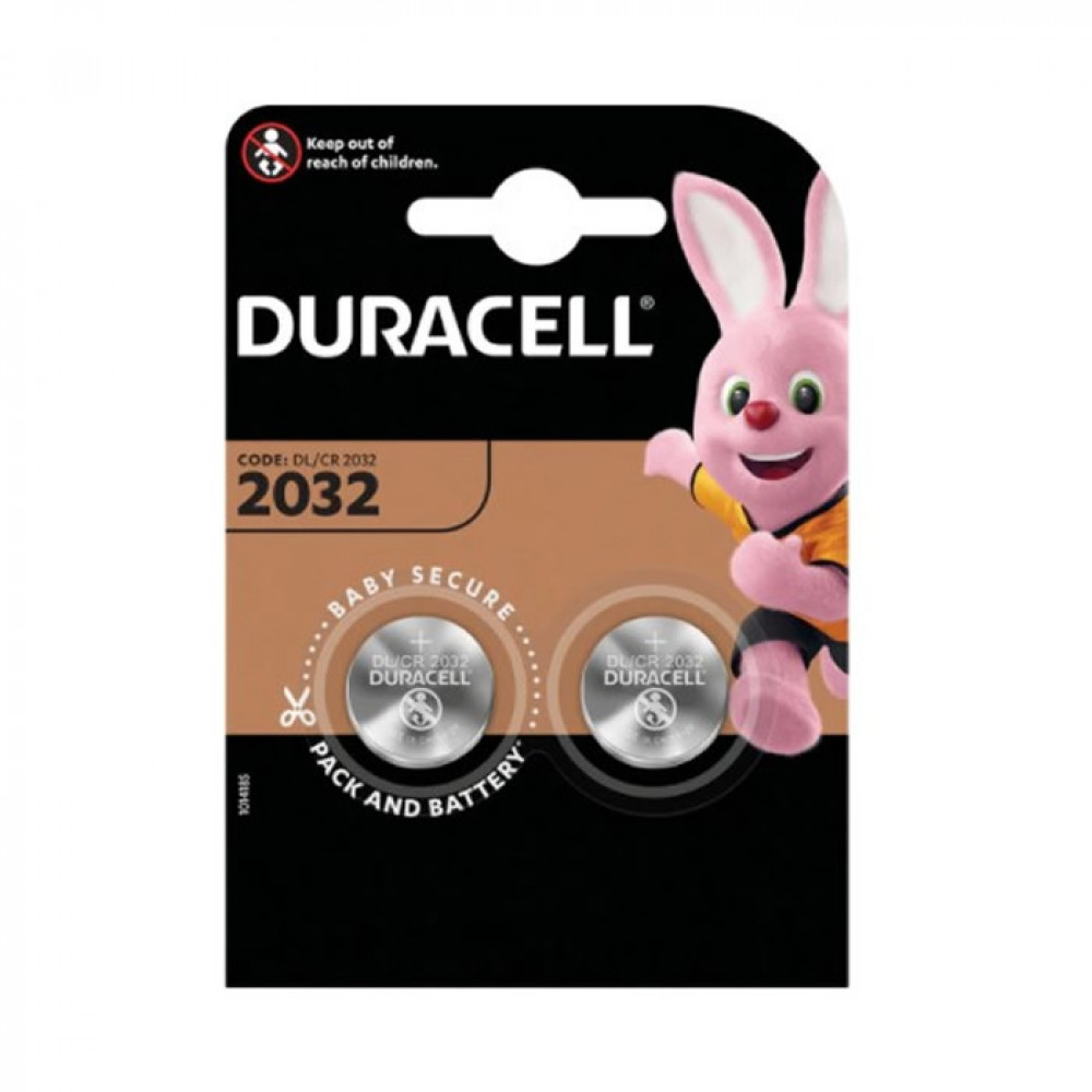 Duracell Long Lasting Power Μπαταρίες Λιθίου Ρολογιών CR2032 3V 2τμχ