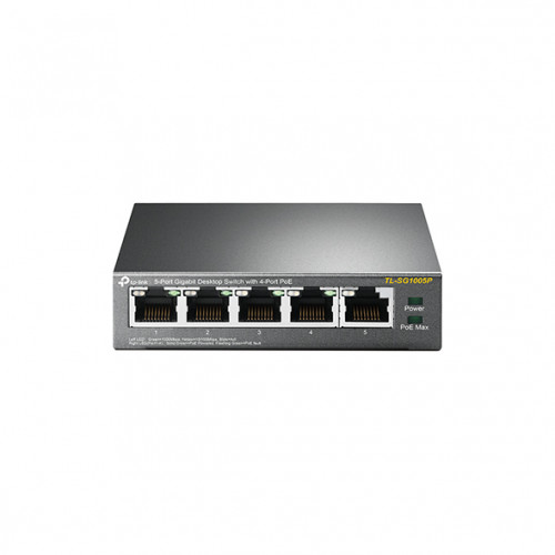 TP-LINK TL-SG1005P 5 PORTS GIGABIT 4 PORT 56W POE v4