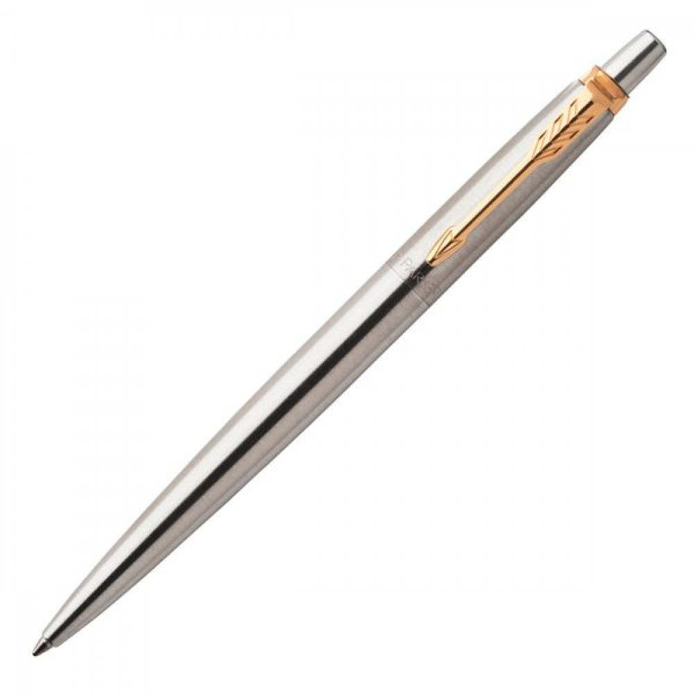 Parker Στυλό Ballpoint με Μπλε Mελάνι Jotter Stainless Steel GT