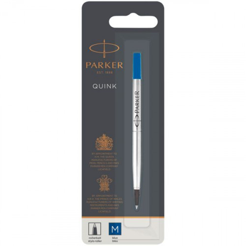 Parker Quink Ανταλλακτικό Μελάνι για Στυλό σε Μπλε χρώμα Rollerball Medium