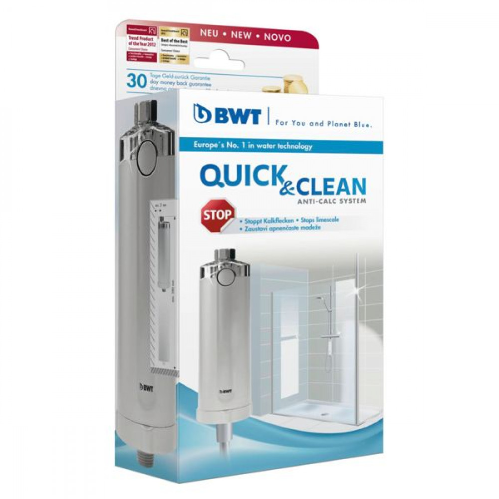 BWT Φίλτρο Νερού Ντουζ Quick & Clean Anti-Calc Filter System 812916