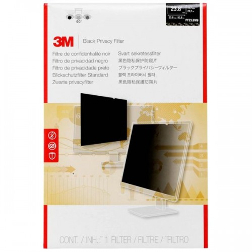 3M PF238W9 Μαύρο Φίλτρο Προστασίας Απορρήτου για Οθόνη 23,8 (16:9)