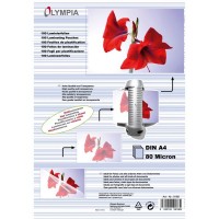 Olympia Din A4 80 Micron Φύλλα Πλαστικοποίησης 100 τμχ