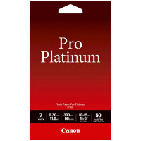 Canon PT-101 Φωτογραφικό Χαρτί Pro Platinum A6 (10x15) 300gr/m² για Εκτυπωτές Inkjet 50 Φύλλα