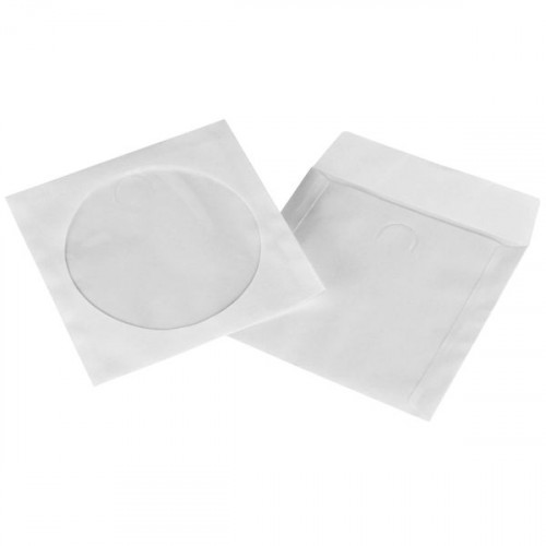1x50 Hama CD/DVD Paper Sleeves white           62671