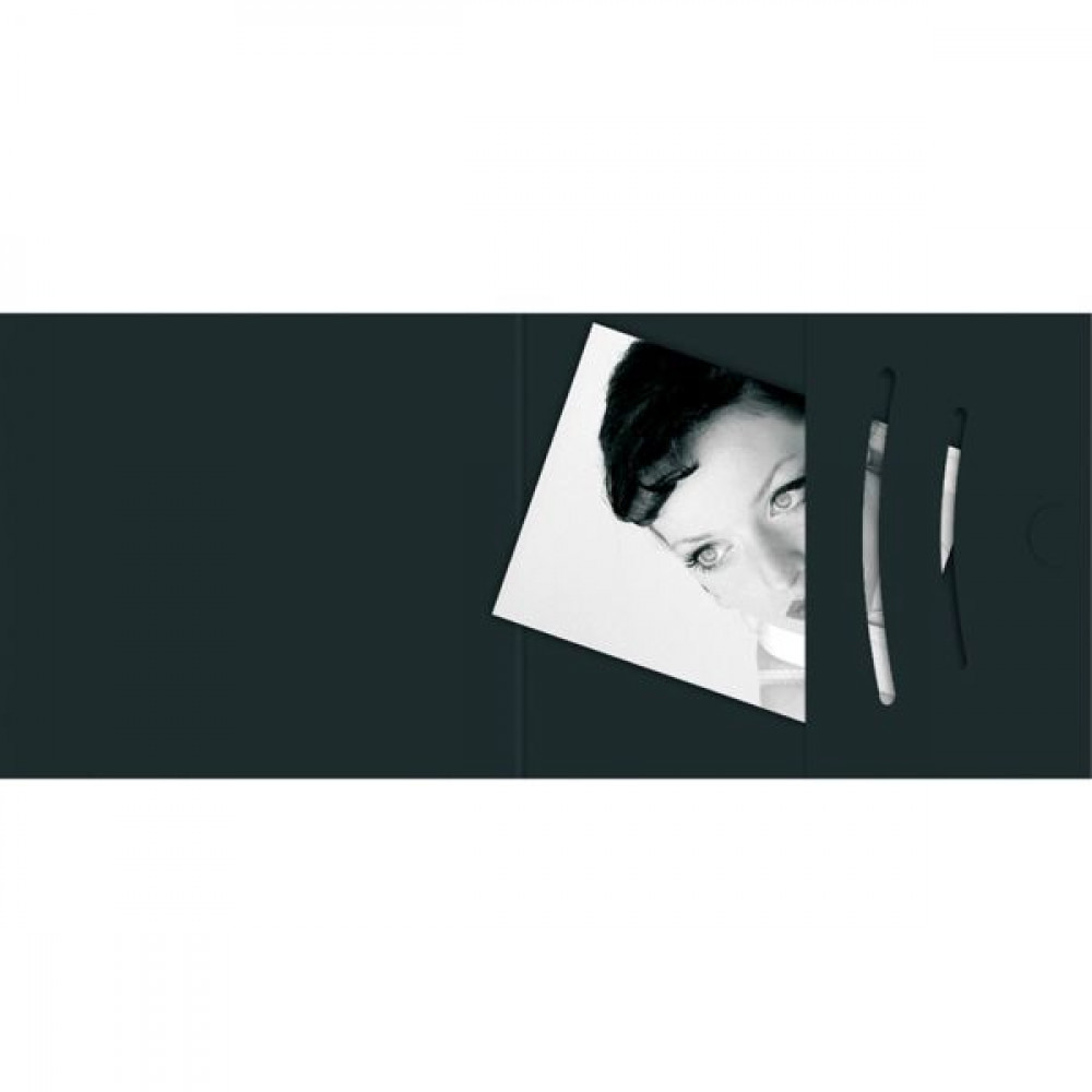 1x100 Daiber Folders Passport Photograph, black 70x100 mm 