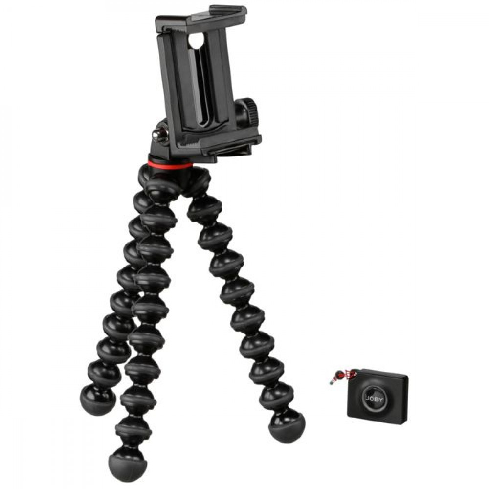 Joby GripTight Action Kit Τρίποδο Κινητού Μαύρο
