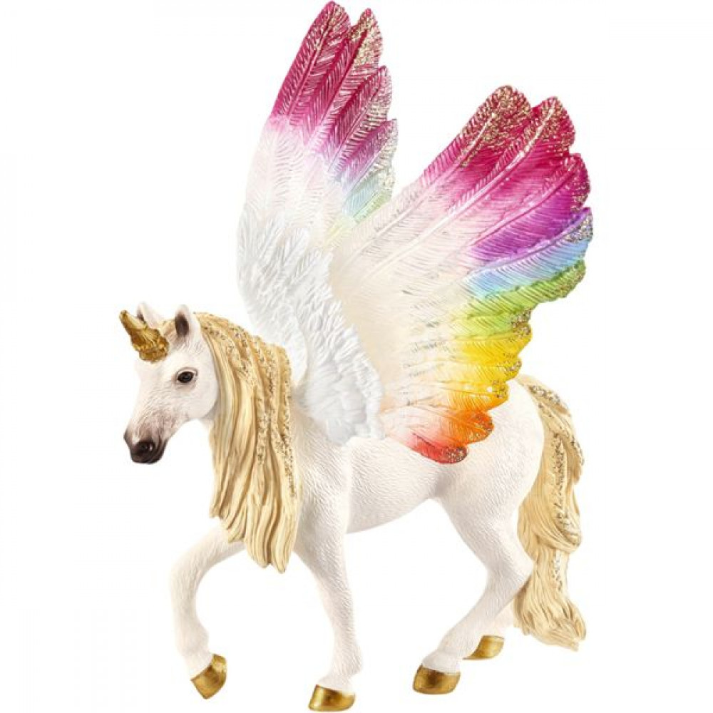 Schleich-S Παιχνίδι Μινιατούρα Bayala Winged Rainbow Unicorn για 5-12 ΕτώνΚωδικός: 70576