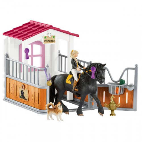 Schleich-S Παιχνίδι Μινιατούρα Σετ Στάβλος Με Tori & Princess για 5-12 ΕτώνΚωδικός: 42437