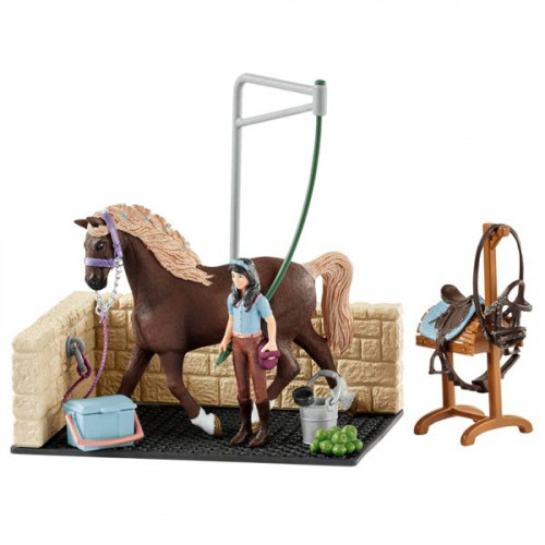 Schleich-S Παιχνίδι Μινιατούρα Σετ Washing Area Horse Club Emily για 5-12 ΕτώνΚωδικός: 42438