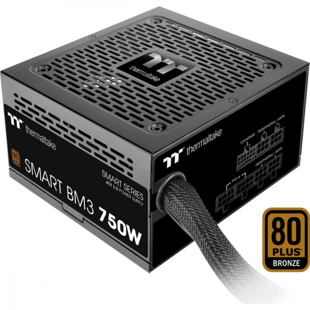 Thermaltake Smart BM3 750W Μαύρο Τροφοδοτικό Υπολογιστή Semi Modular 80 Plus Bronze