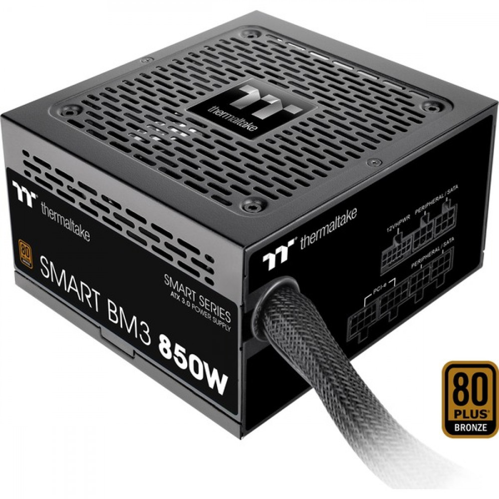 Thermaltake Smart BM3 850W Μαύρο Τροφοδοτικό Υπολογιστή Semi Modular 80 Plus Bronze