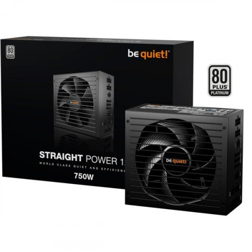 Be Quiet Straight Power 12 750W Μαύρο Τροφοδοτικό Υπολογιστή Full Modular 80 Plus Platinum