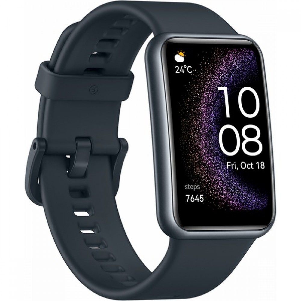 Huawei Watch Fit Special Edition 46mm με Παλμογράφο (Starry Black)
