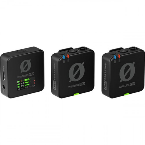 Rode Wireless PRO Dual Microphone System Σετ Ασύρματο Δυναμικό Μικρόφωνο Πέτου, Clip On, Ζώνης