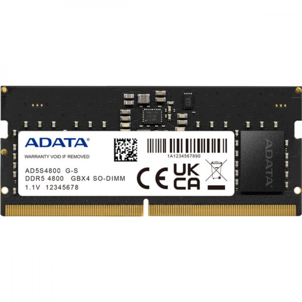 Adata DDR5 με Module 1x16GB και Ταχύτητα 4800 για Desktop AD5U480016G-S