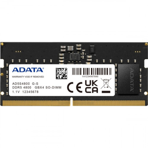 Adata DDR5 με Module 1x16GB και Ταχύτητα 4800 για Desktop AD5U480016G-S