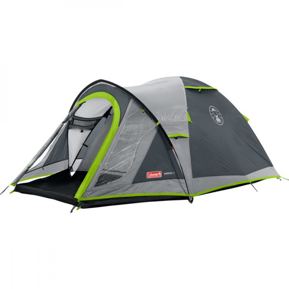 Coleman Darwin 3 Plus Σκηνή Camping Τούνελ Πράσινη 4 Εποχών για 3 Άτομα 320x180x180εκ. 2176904