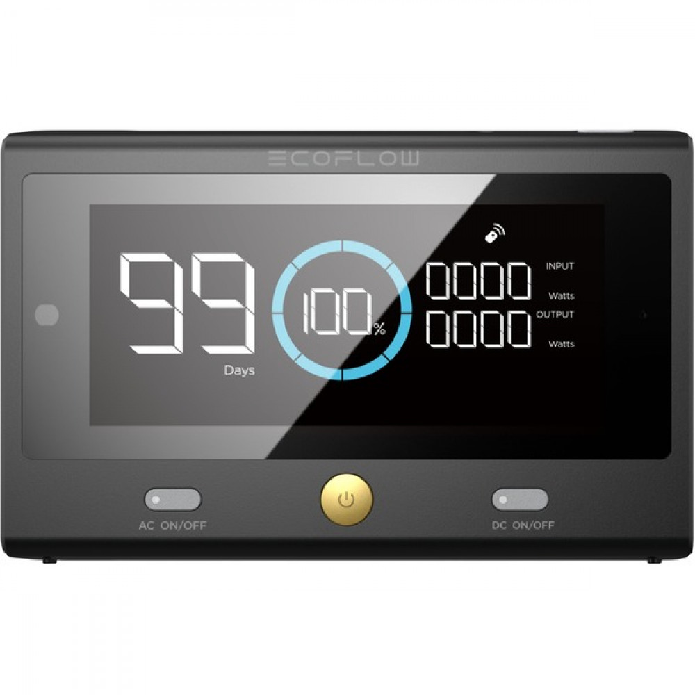 EcoFlow Smart Ενδιάμεσος Διακόπτης Bluetooth σε Μαύρο Χρώμα 50049001