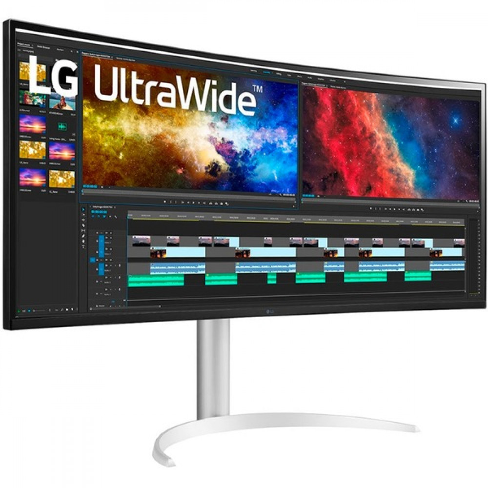 LG 38BQ85C-W Ultrawide IPS HDR Curved Monitor 37.5