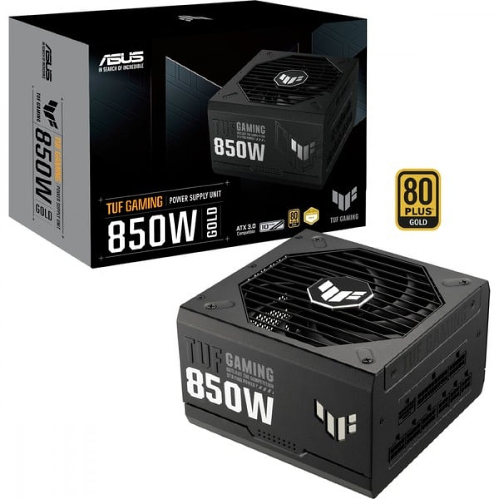 Asus TUF GAMING 850G 850W Μαύρο Τροφοδοτικό Υπολογιστή Full Modular 80 Plus Gold