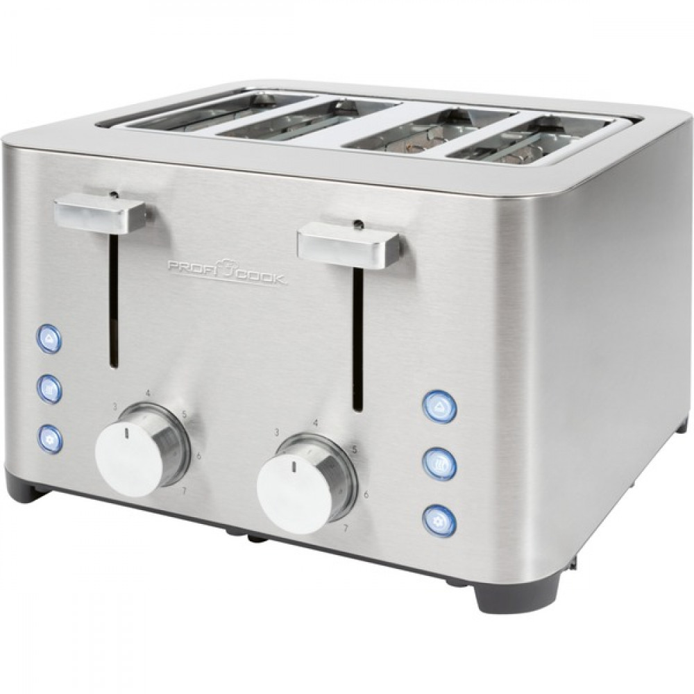 Profi Cook PC-TA 1252 Φρυγανιέρα 4 Θέσεων 1500W Inox