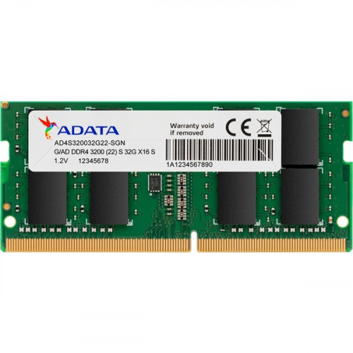 Adata Premier DDR4 με Module 1x32GB και Ταχύτητα 3200 για Laptop AD4S320032G22-SGN