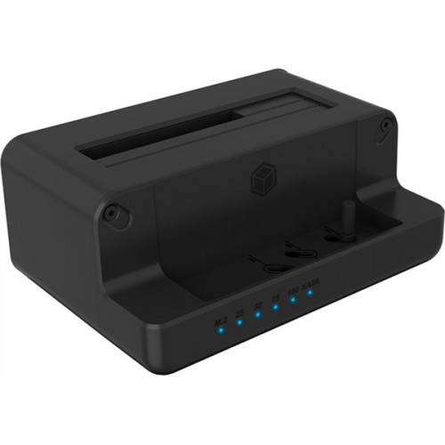 Icy Box Docking Station για 2 Σκληρούς Δίσκους SATA/PCIe M.2 (2260)