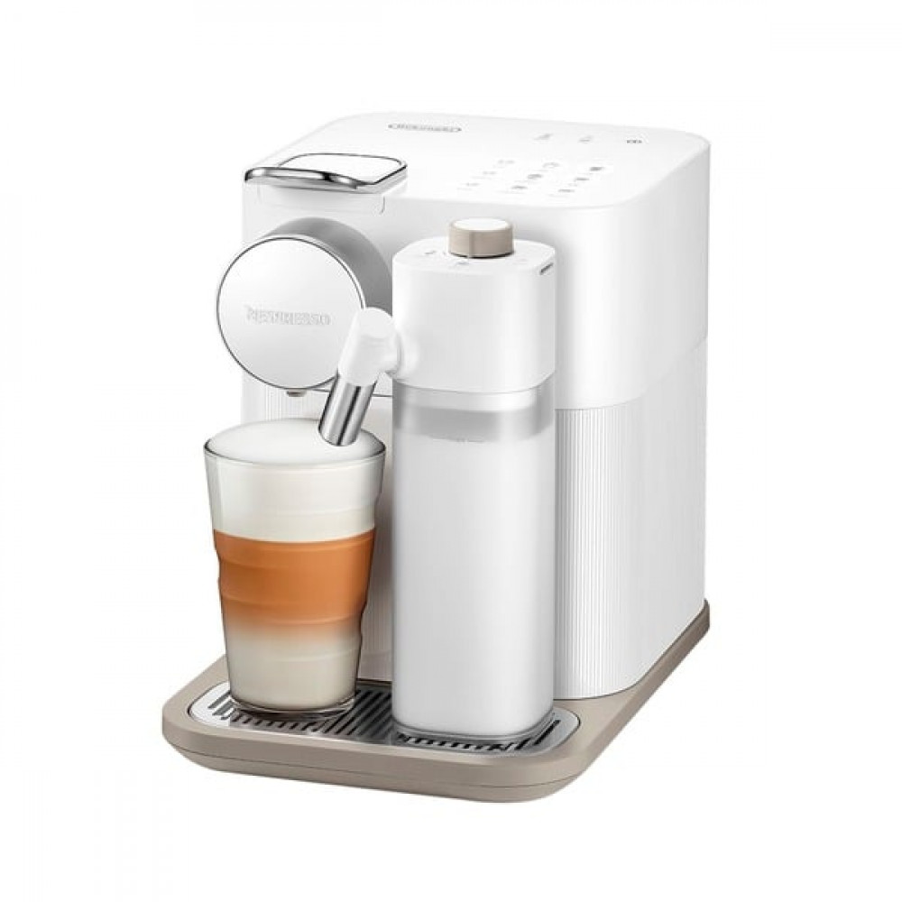De'Longhi Gran Lattissima Καφετιέρα για Κάψουλες Nespresso Πίεσης 19bar με Αφρογαλιέρα Λευκή
