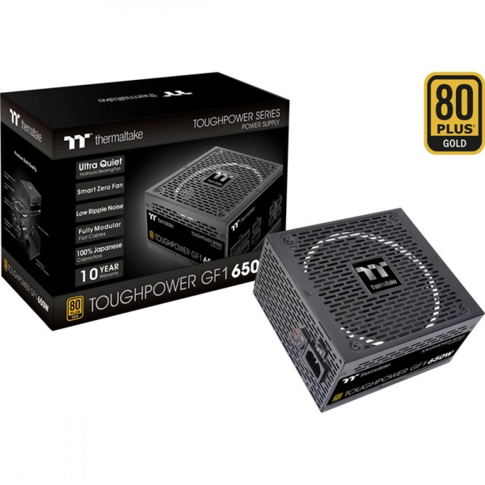 Thermaltake Toughpower GF A3 TT Premium Edition 650W Μαύρο Τροφοδοτικό Υπολογιστή Full Modular 80 Plus Gold