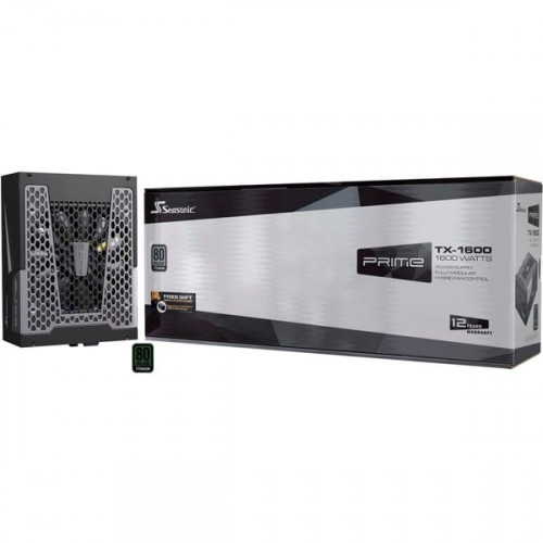 Seasonic Prime TX ATX30 1600W Μαύρο Τροφοδοτικό Υπολογιστή Full Modular 80 Plus Titanium