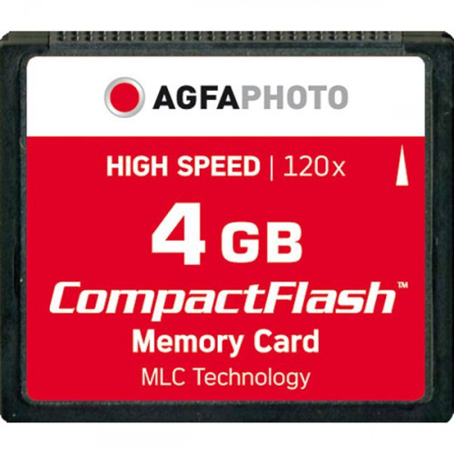 AgfaPhoto Compact Flash   4GB High Speed 120x MLC