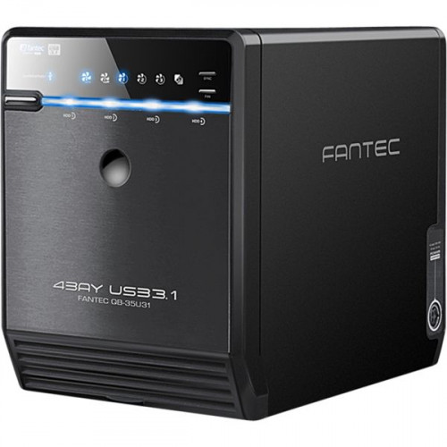 Fantec QB-35U31 Θήκη για 4 Σκληρούς Δίσκους 2.5 / 3.5 SATA III με σύνδεση USB3.1Κωδικός: 1971