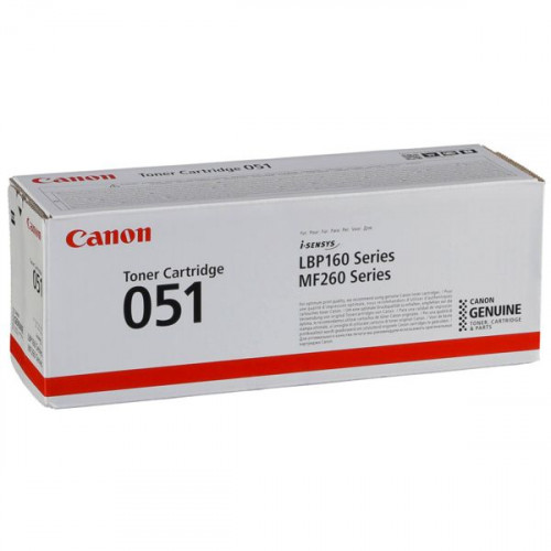 Canon 051 Toner Laser Εκτυπωτή Μαύρο 1700 Σελίδων (2168C002)