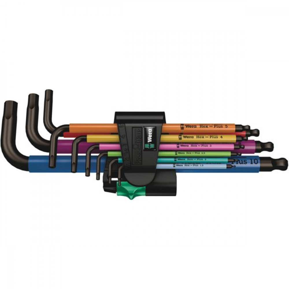 Wera Σετ 9 Κλειδιά Allen σε Σχήμα L SPKL/9 SM N