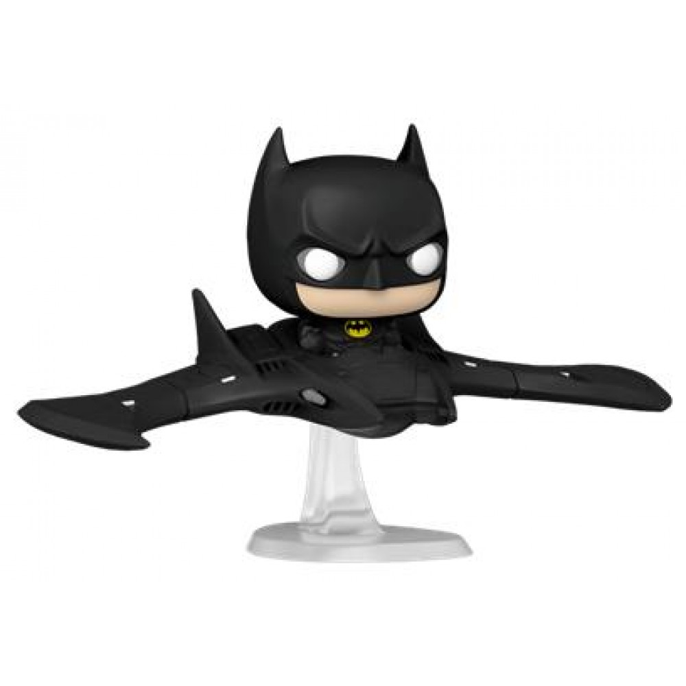 Funko Pop! Rides Super Deluxe: The Flash - Batman with Batwing # Vinyl Figure